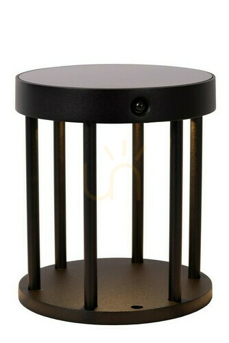 Sprawdź Solarny słupek ogrodowy Lucide Jackson LED czarny IP54 15811/02/30