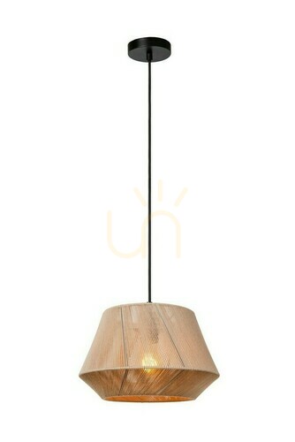 Sprawdź Lampa wisząca Lucide JESSICA szara 30 cm Japandi E27 10421/30/36