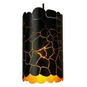 Lampa wisząca Lucide ALMELO 3xE27 czarna złota metalowa 92 cm small 1