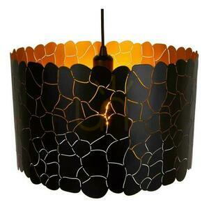 Lampa wisząca Lucide Almelo czarna i złota metalowa 40 cm E27 small 3