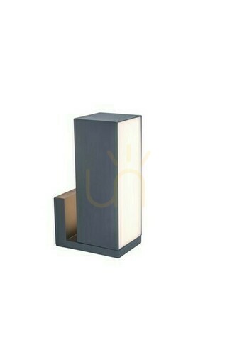 Sprawdź Kinkiet zewnętrzny Lutec CUBA 5193810118 LED 14W antracyt IP54 1000 lm
