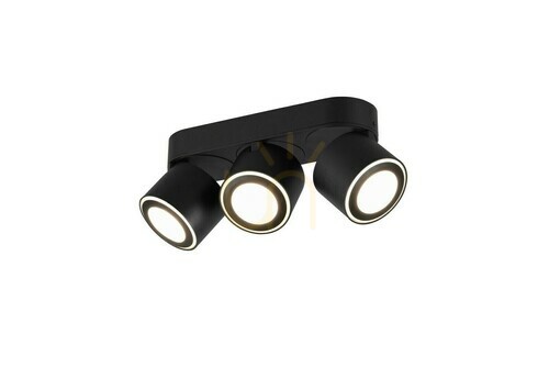 Sprawdź Plafon LED Trio TAURUS 652910332, czarny mat, 3 reflektory
