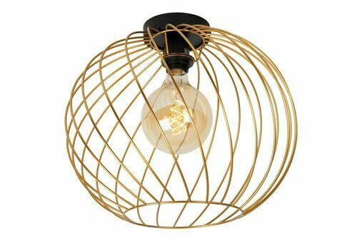 Sprawdź Plafon Lucide Danza złoty czarny metal 40 cm 21128/40/02