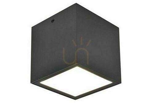 Sprawdź Plafon zewnętrzny Lutec GEMINI 6389101118 LED 6,9W szary IP54