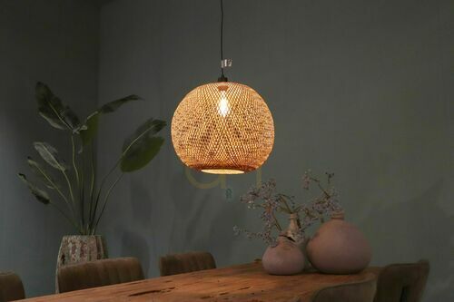 Sprawdź Lampa Wisząca Chantal Bambusowa EKO  BOHO