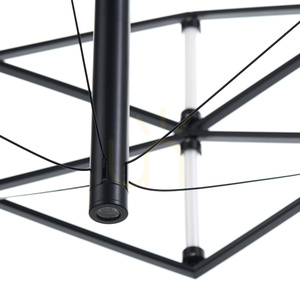 Lampa wisząca SPACE LED czarna 60 cm small 12