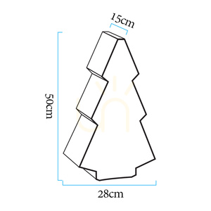 Lampa ogrodowa choinka X-MASS TREE S LED RGBW 16 kolorów 50 cm small 7