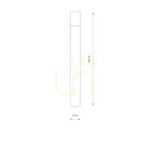 Modernistyczna lampa zewnętrzna IDA  E27 11373 - Nowodvorski small 6