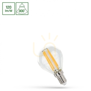 Led Kulka E 14 230 V 5,5 W Cog Ww Clear Spectrum small 1