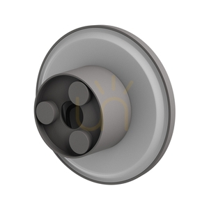 Piatta 9 W Cct 230 V Ip44 120x47 Mm Szary Okrągła Elewacyjna small 3
