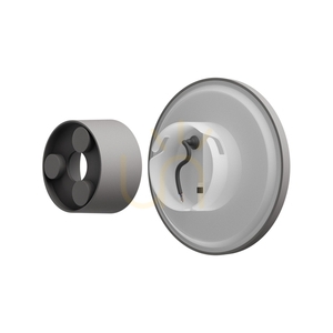 Piatta 9 W Cct 230 V Ip44 120x47 Mm Szary Okrągła Elewacyjna small 4