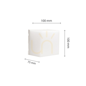 Scatollo 5 W Cct 230 V Ip54 100x100x75 Mm Biały Elewacyjna small 3