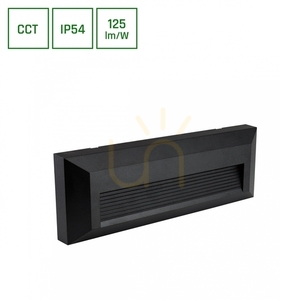 Encanta Asymmetric 6 W Cct 230 V Ip54 230x80x30 Mm Czarny Natynkowa Elewacyjna small 5