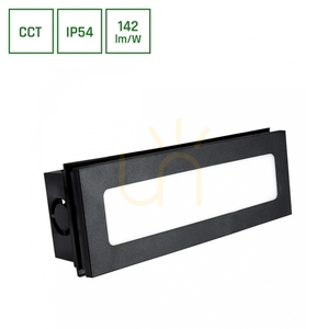 Encanta 6 W Cct 230 V Ip54 230x84x52 Mm Czarny Podtynkowa Elewacyjna small 5