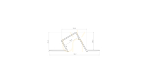 Profil LED LUMINES typ Duo czarny lakierowany 3 m small 1