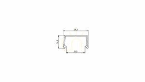 Profil LED Lumines FIXO, czarny lakierowany, 3 m small 1