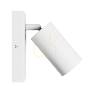 Squalla Variosa Switch Gu10 Kinkiet 230 V Ip20 55x100 Mm Biały Okrągła small 1