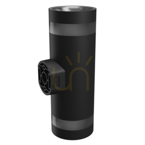 Torre Ring 18 W Cct 230 V Ip54 99x78x240 Mm Czarny Okrągła Elewacyjna Dwukierunkowe small 4
