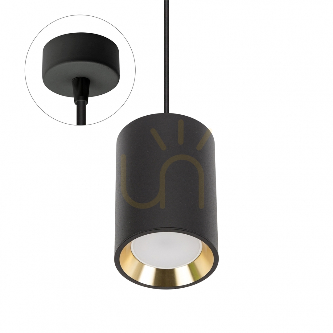 Sprawdź Chloe Gu10 Mini Natynkowa Gu10 250 V Ip20 70x100mm Czarny, środek Złoty Okrągła Zwis Chloe Gu10 Mini Natynkowa Gu10 250 V Ip20 70x100mm Czarny, środek Złoty Okrągła Zwis