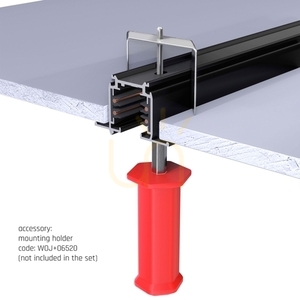 Szynoprzewód 3F Podtynkowy - 230 V Eurostandard - EUTRAC -  200 cm Czarny small 7