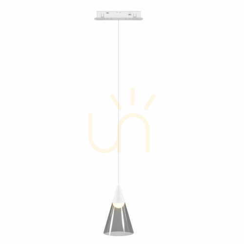 Sprawdź Lampa wisząca Max Light MAX M0043N biała LED 6W 3000K aluminium szkło