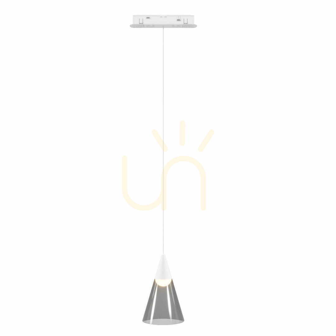 Sprawdź Lampa wisząca Max Light MAX M0043N biała LED 6W 3000K aluminium szkło Lampa wisząca Max Light MAX M0043N biała LED 6W 3000K aluminium szkło
