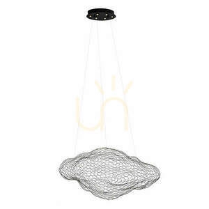 Lampa wisząca Max Light Stardust P0525D czarna 7-punktowa LED 95 cm small 0