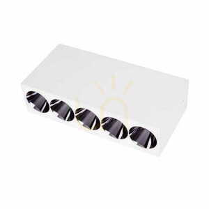 Plafon Max Light X-Line C0253 biały 8W LED 3000K 5-punktowy aluminiowy 1 Plafon Max Light X-Line C0253 biały 8W LED 3000K 5-punktowy aluminiowy small 1
