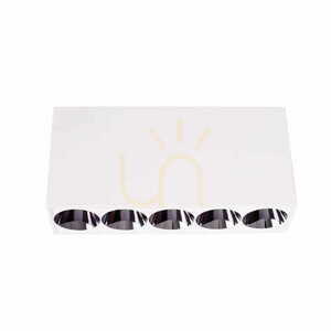 Plafon Max Light X-Line C0253 biały 8W LED 3000K 5-punktowy aluminiowy 0 Plafon Max Light X-Line C0253 biały 8W LED 3000K 5-punktowy aluminiowy small 0