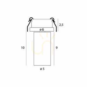 Plafon podtynkowy Max Light Halo H0126 biały LED 9W 3000K 5 cm 2 Plafon podtynkowy Max Light Halo H0126 biały LED 9W 3000K 5 cm small 2