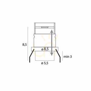 Plafon podtynkowy Max Light Halo H0130 biały LED 9W 3000K 8,5 cm 2 Plafon podtynkowy Max Light Halo H0130 biały LED 9W 3000K 8,5 cm small 2