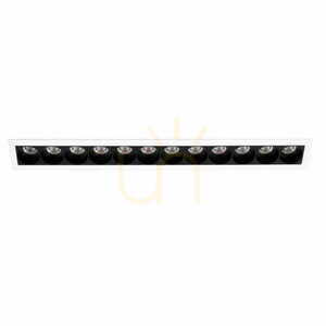 Oprawa wpuszczana Max Light X-Line H0138 LED 15W 3000K biała/czarna 24 cm small 1