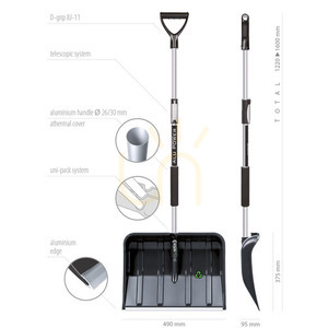 Łopata ALPE 50 ECO TELESCOPIC - czarny small 2