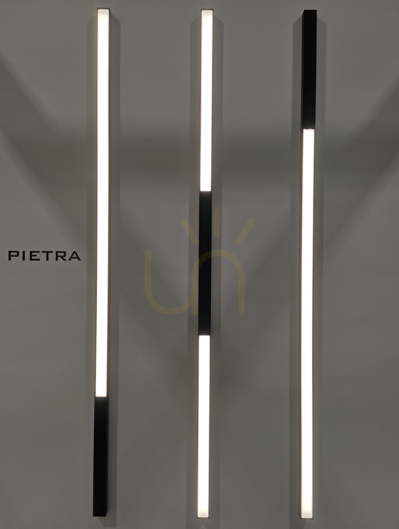 Zobacz Lampa liniowa sufitowa PIETRA/N 133 L-1210 SOFT OPAL Czarny struktura Lampa liniowa sufitowa PIETRA/N 133 L-1210 SOFT OPAL Czarny struktura