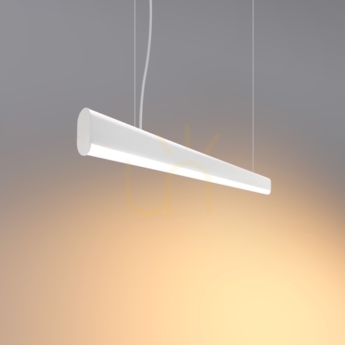 Sprawdź Lampa wisząca liniowa FURRO/Z B Elkim 5144B01102-1 L-600 LED 16W 1690 lm 3000K CRI 90 biała 60 cm