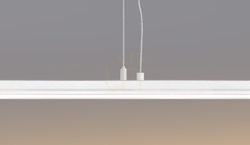 Sprawdź Lampa wisząca LED Elkim SLIMA/Z 122A 180 cm, biała struktura, 4000 K