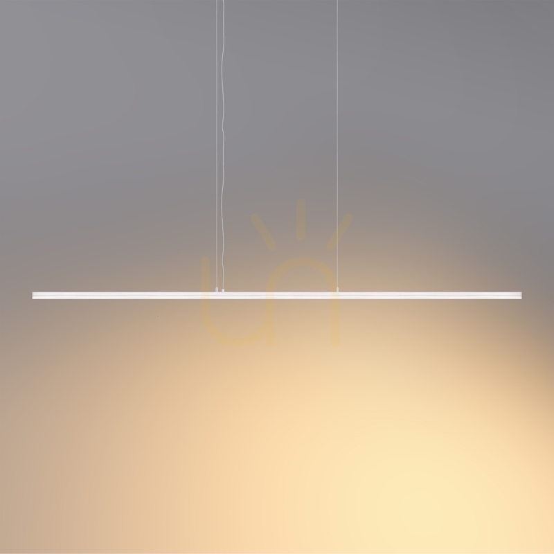 Sprawdź Liniowa lampa zwieszana SLIMA/Z 122B L-1210 Biały struktura z przewodem transparentnym Liniowa lampa zwieszana SLIMA/Z 122B L-1210 Biały struktura z przewodem transparentnym