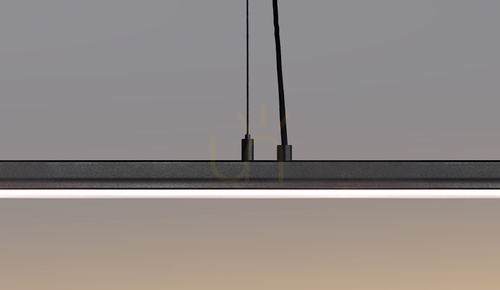 Sprawdź Lampa wisząca LED Elkim SLIMA/Z 122B 120 cm, czarna struktura, 3000 K
