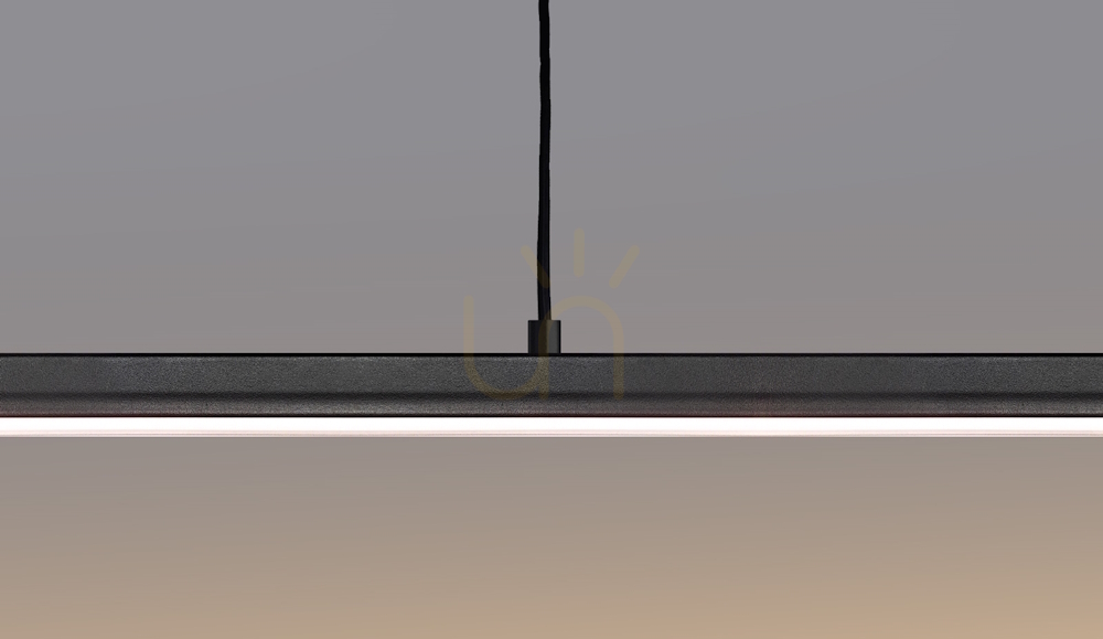 Sprawdź Liniowa lampa zwieszana SLIMA/Z 122C L-610 Czarny struktura Liniowa lampa zwieszana SLIMA/Z 122C L-610 Czarny struktura