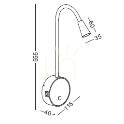 Zobacz Lampa ścienna SULTA 423 Czarny Lampa ścienna SULTA 423 Czarny