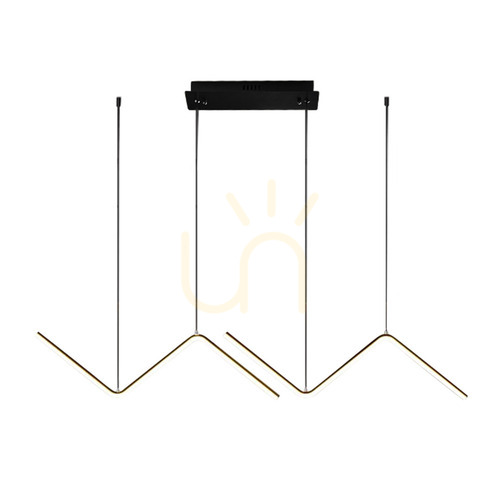 Sprawdź Lampa wisząca Milagro Verte 22 W LED czarna