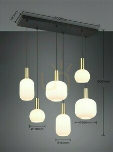 Lampa Wisząca Trio DIVA 319800608 small 6