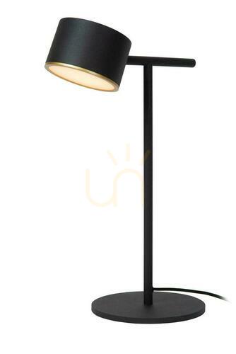 Sprawdź Lampa stołowa LED czarna Lucide GIAN 44517/08/30 metal nowoczesna