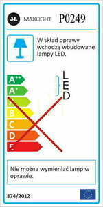 Lampa wisząca Max Light Multi 6 biała 52 cm P0249 2 Lampa wisząca Max Light Multi 6 biała 52 cm P0249 small 2