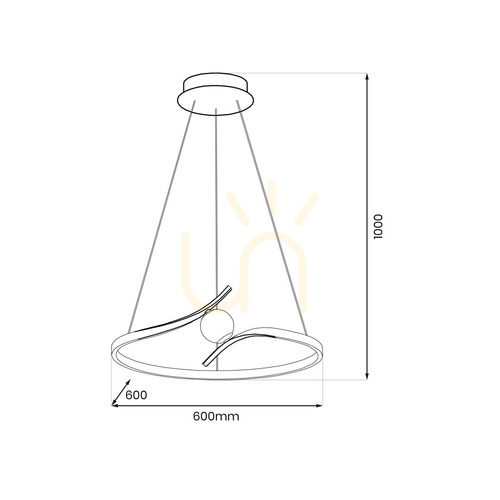 Sprawdź Lampa wisząca Milagro PERLA Black ML1177 czarna LED 34 W 2200 lm 4000 K 60 cm