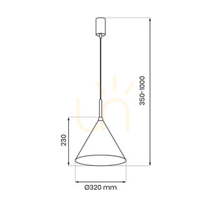 Lampa wisząca Milagro Capital Creamy Ø32 cm 1×GX53 MLP1560 small 4