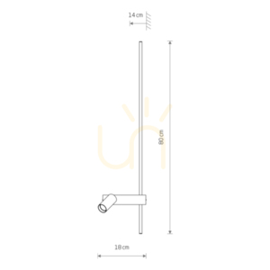 Kinkiet do Sypialni EASY LED + `GU10 RIGHT 11426 Nowodvorski small 8