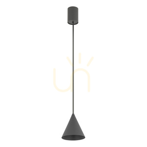 Lampa wisząca Nowodvorski ZENITH XS 11454 stożek grafitowy RAL 7022 GU10 R35 maks. 10 W 11 cm small 0