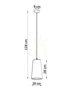 Lampa wisząca ceramiczna GULCAN Sollux small 3