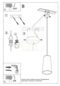 Lampa wisząca ceramiczna GULCAN Sollux small 4
